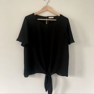 ‘ Socialite ‘ Black Blouse